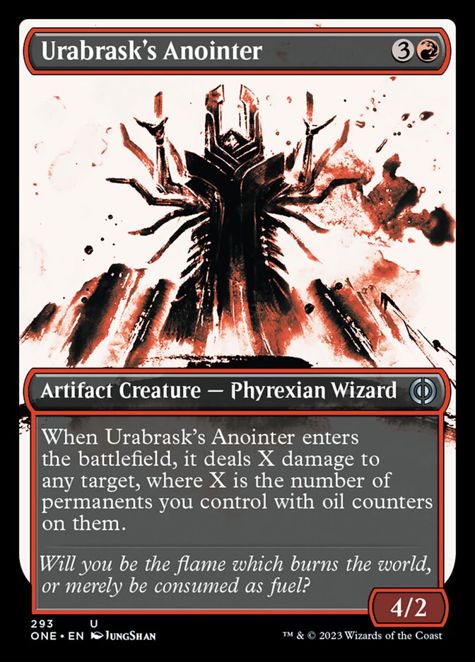 Urabrask's Anointer (Showcase Ichor) [Phyrexia: All Will Be One] | Grognard Games