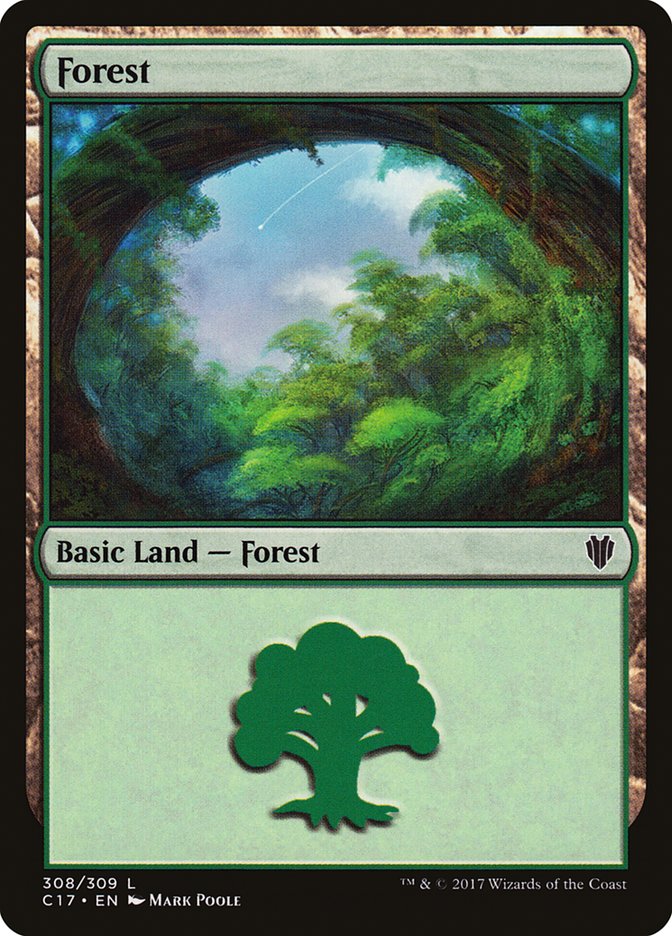 Forest (308) [Commander 2017] | Grognard Games