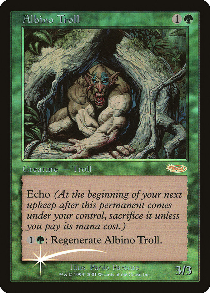 Albino Troll [Friday Night Magic 2002] | Grognard Games