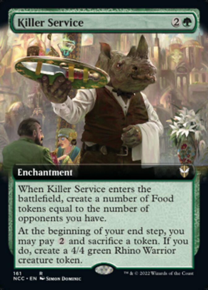 Killer Service (Extended Art) [Streets of New Capenna Commander] | Grognard Games