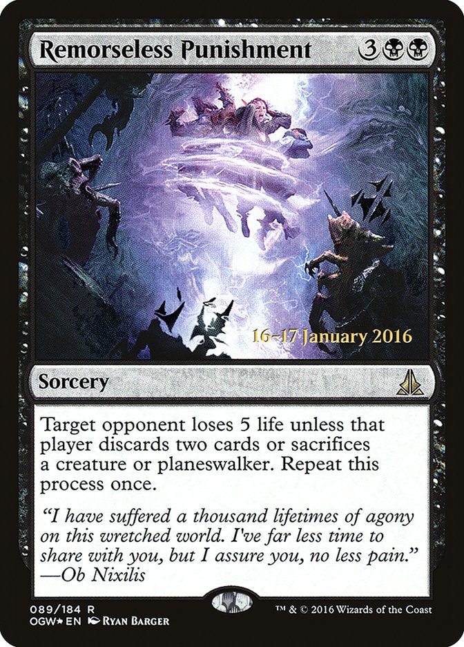Remorseless Punishment [Oath of the Gatewatch Prerelease Promos] | Grognard Games