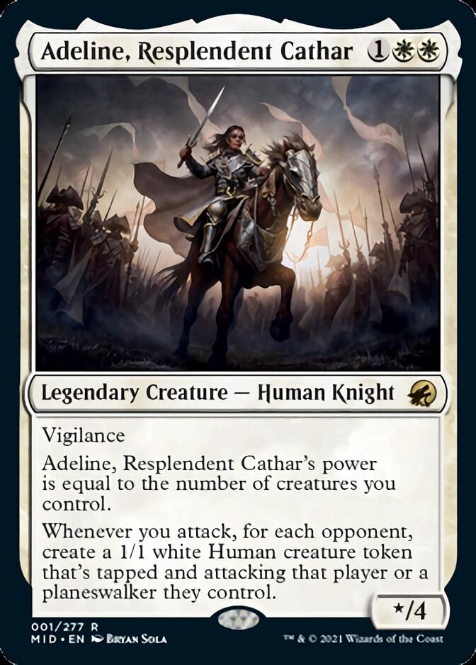 Adeline, Resplendent Cathar [Innistrad: Midnight Hunt] | Grognard Games