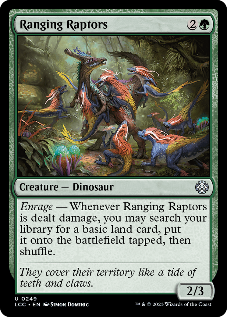 Ranging Raptors [The Lost Caverns of Ixalan Commander] | Grognard Games