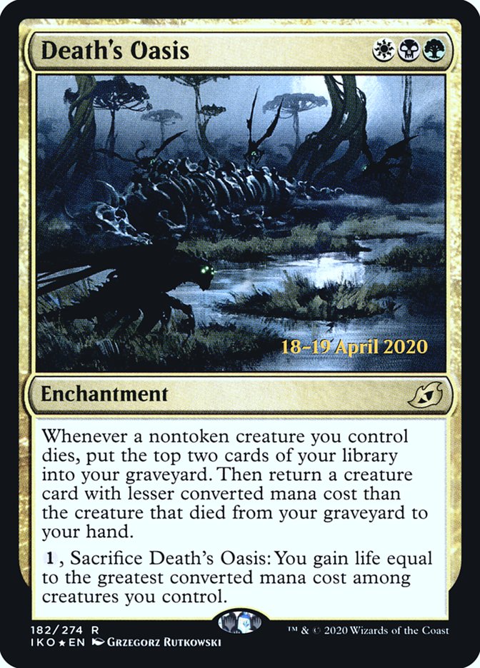 Death's Oasis  [Ikoria: Lair of Behemoths Prerelease Promos] | Grognard Games