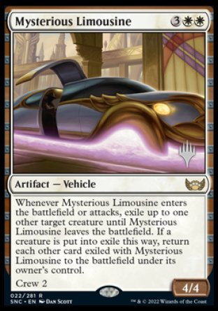 Mysterious Limousine (Promo Pack) [Streets of New Capenna Promos] | Grognard Games