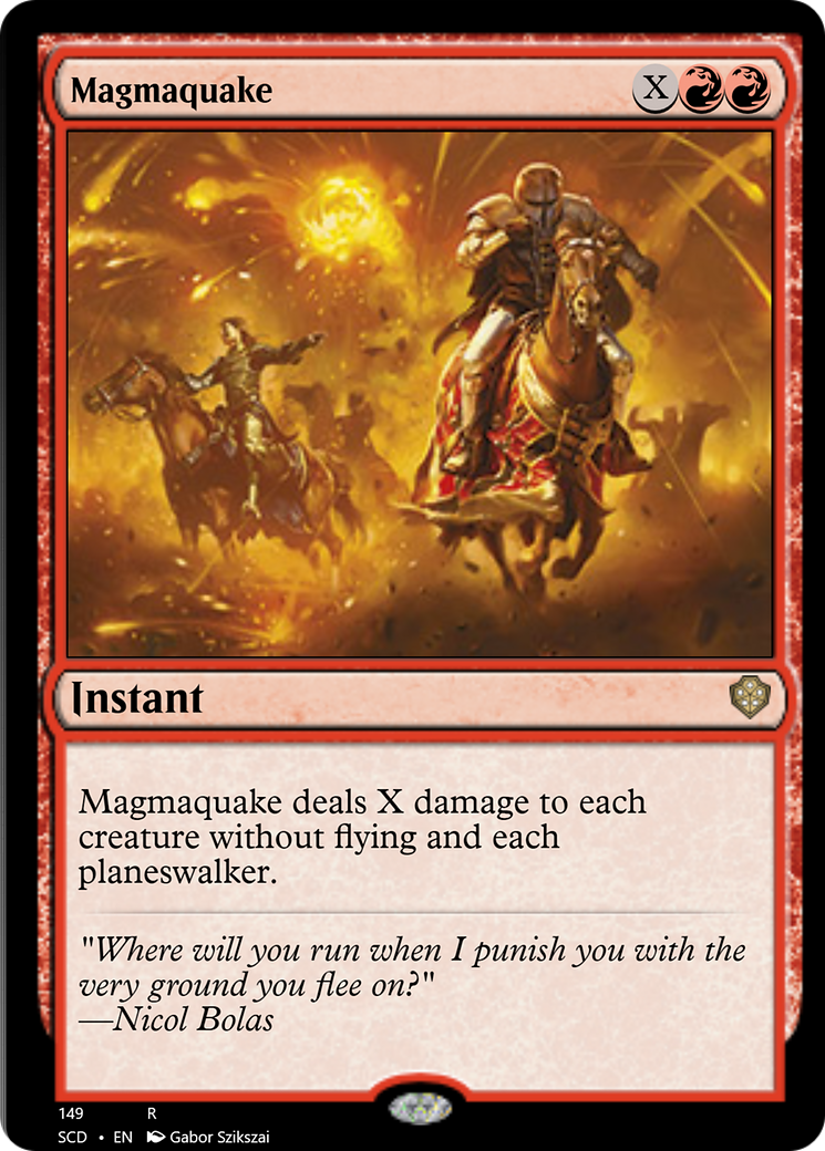 Magmaquake [Starter Commander Decks] | Grognard Games