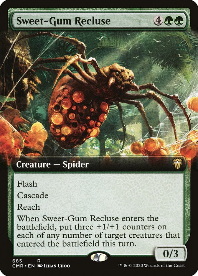 Sweet-Gum Recluse (Extended) [Commander Legends] | Grognard Games