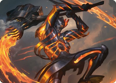 Forgehammer Centurion Art Card [Phyrexia: All Will Be One Art Series] | Grognard Games