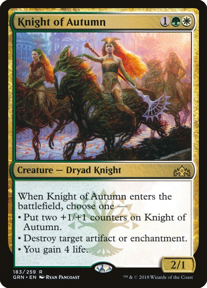Knight of Autumn [Guilds of Ravnica] | Grognard Games
