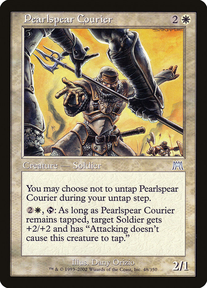 Pearlspear Courier [Onslaught] | Grognard Games