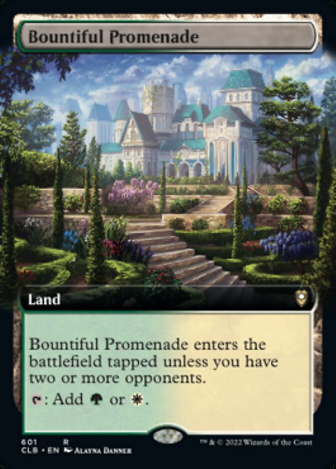 Bountiful Promenade (Extended Art) [Commander Legends: Battle for Baldur's Gate] | Grognard Games