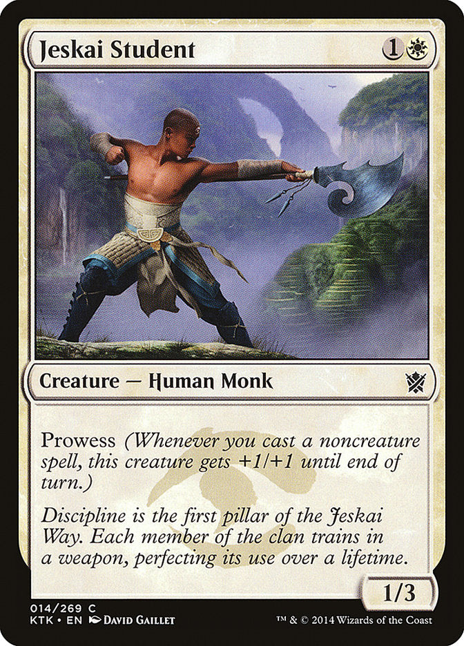 Jeskai Student [Khans of Tarkir] | Grognard Games