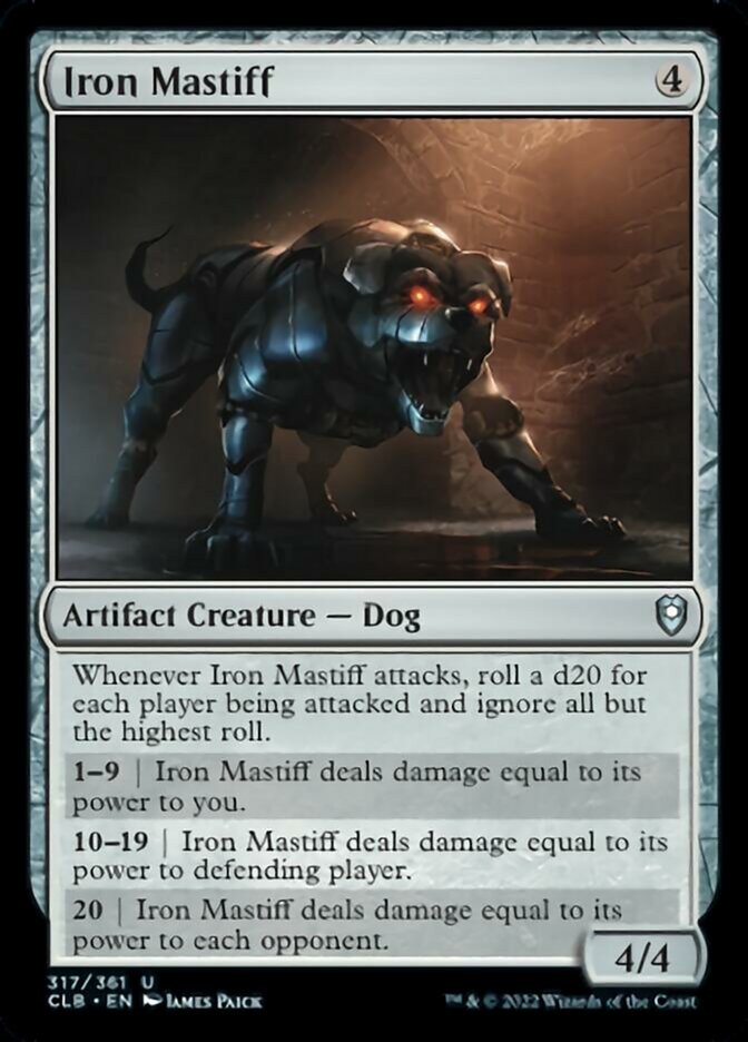 Iron Mastiff [Commander Legends: Battle for Baldur's Gate] | Grognard Games