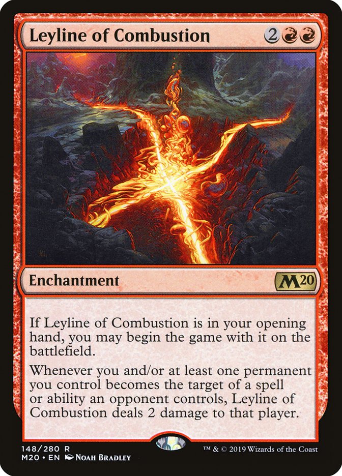 Leyline of Combustion [Core Set 2020] | Grognard Games