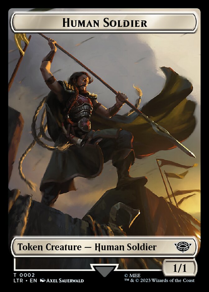 Human Soldier Token (02) [The Lord of the Rings: Tales of Middle-Earth Tokens] | Grognard Games