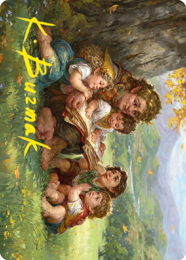 Samwise Gamgee Art Card (19/81) (Gold-Stamped Signature) [The Lord of the Rings: Tales of Middle-earth Art Series] | Grognard Games