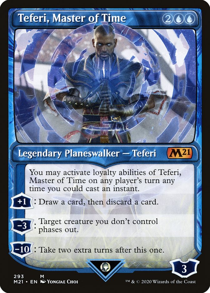 Teferi, Master of Time (Showcase) [Core Set 2021] | Grognard Games