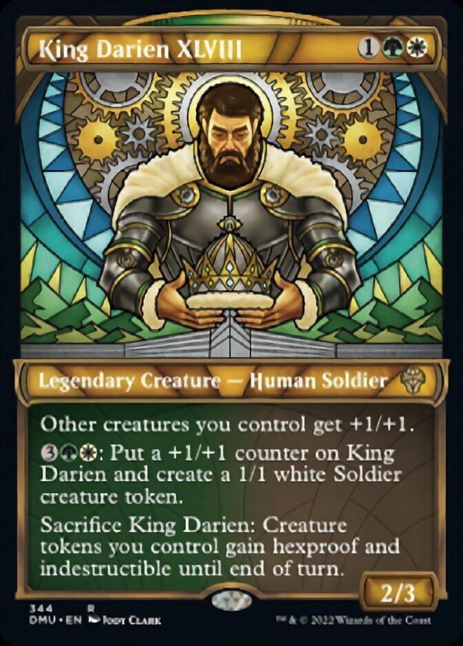 King Darien XLVIII (Showcase Textured) [Dominaria United] | Grognard Games