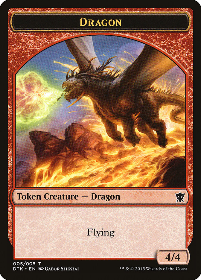 Dragon [Dragons of Tarkir Tokens] | Grognard Games