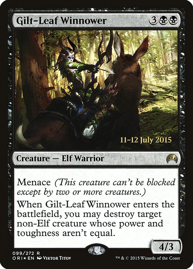 Gilt-Leaf Winnower [Magic Origins Prerelease Promos] | Grognard Games