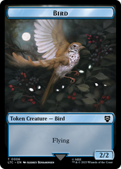 Elf Warrior // Bird Double Sided Token [The Lord of the Rings: Tales of Middle-Earth Commander Tokens] | Grognard Games