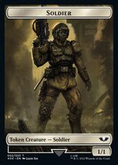 Soldier (002) // Zephyrim Double-sided Token (Surge Foil) [Universes Beyond: Warhammer 40,000 Tokens] | Grognard Games