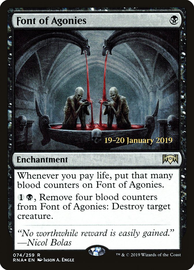 Font of Agonies [Ravnica Allegiance Prerelease Promos] | Grognard Games