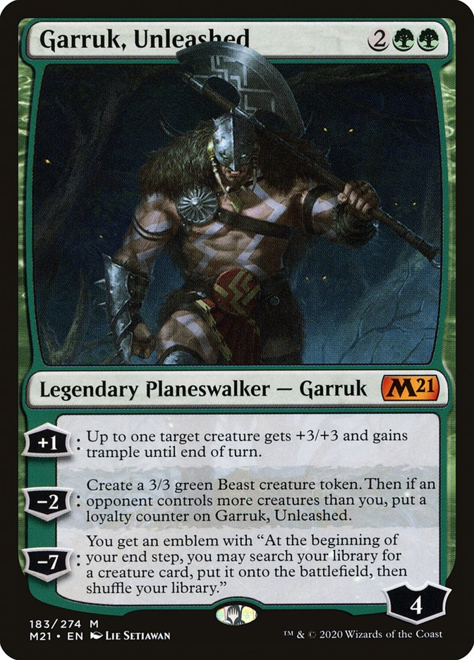 Garruk, Unleashed [Core Set 2021] | Grognard Games