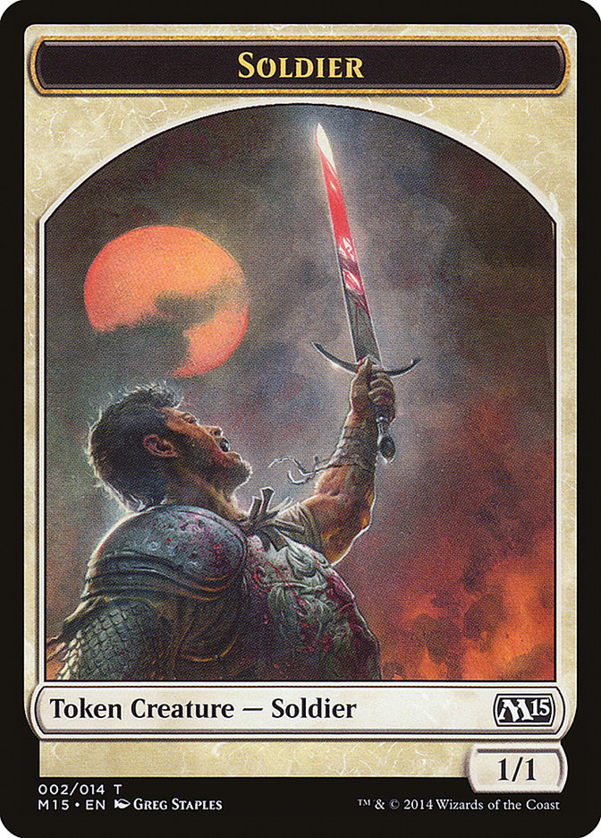 Soldier [Magic 2015 Tokens] | Grognard Games