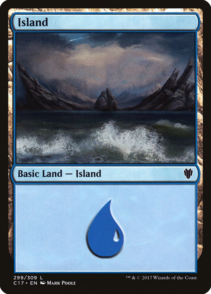 Island (299) [Commander 2017] | Grognard Games