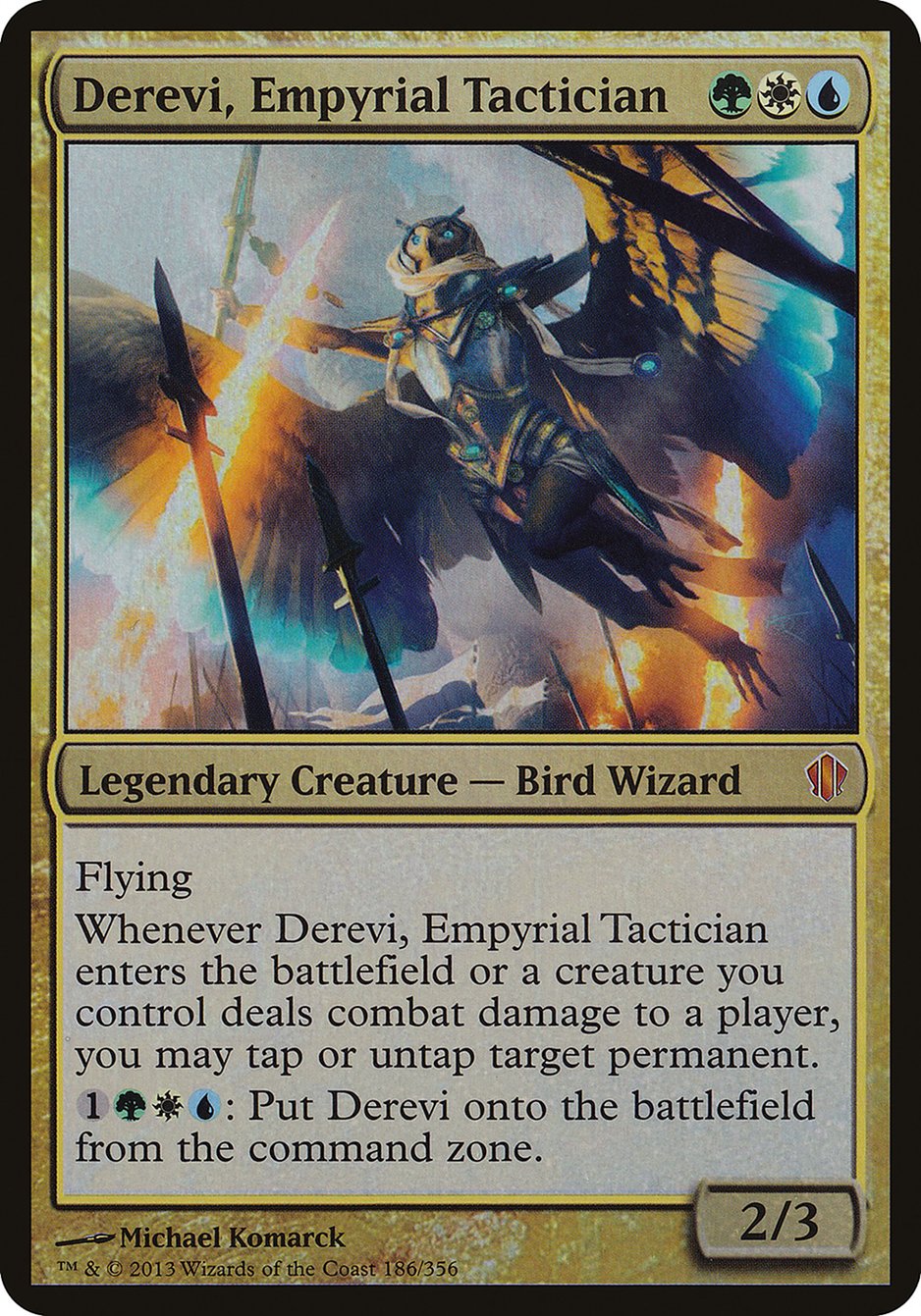 Derevi, Empyrial Tactician (Oversized) [Commander 2013 Oversized] | Grognard Games