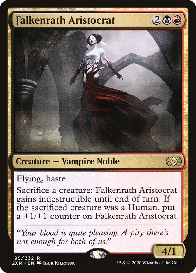 Falkenrath Aristocrat [Double Masters] | Grognard Games