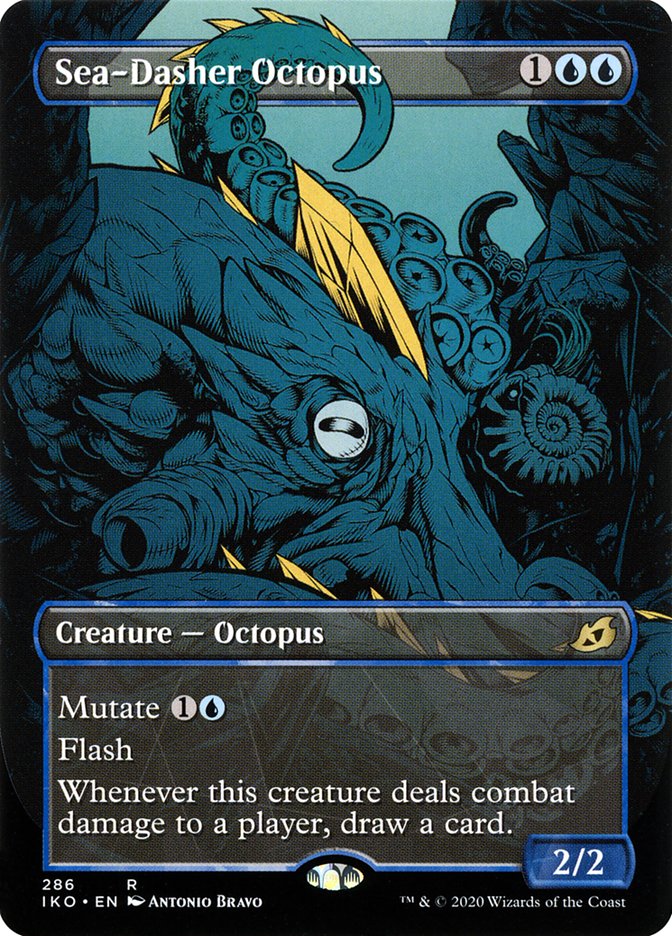 Sea-Dasher Octopus (Showcase) [Ikoria: Lair of Behemoths] | Grognard Games