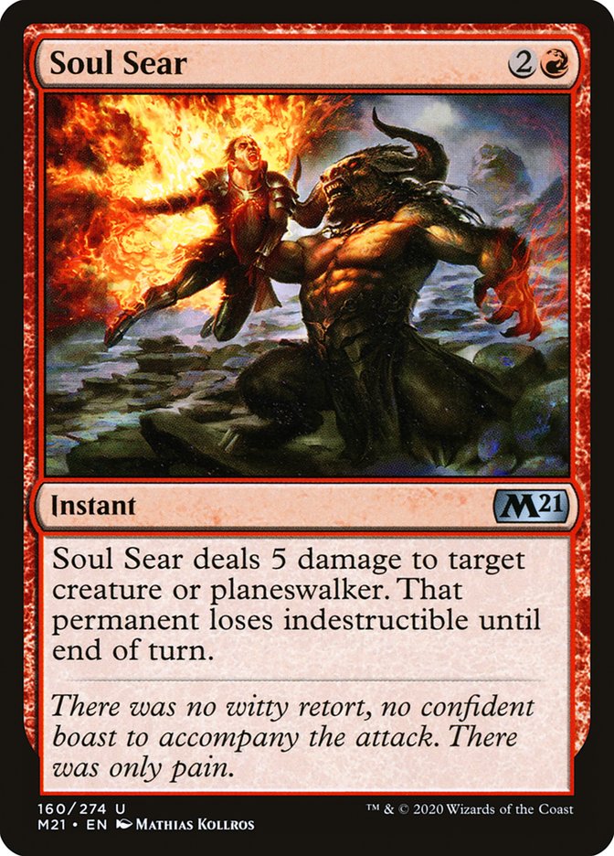 Soul Sear [Core Set 2021] | Grognard Games