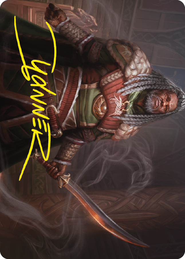 Theoden, King of Rohan Art Card (Gold-Stamped Signature) [The Lord of the Rings: Tales of Middle-earth Art Series] | Grognard Games