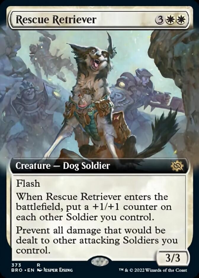 Rescue Retriever (Extended Art) [The Brothers' War] | Grognard Games