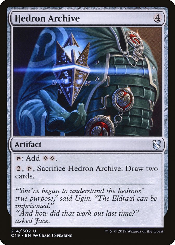 Hedron Archive [Commander 2019] | Grognard Games