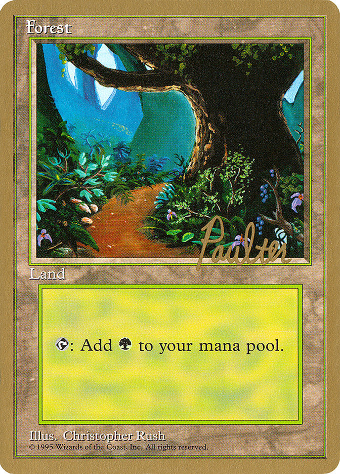 Forest (pp376) (Preston Poulter) [Pro Tour Collector Set] | Grognard Games