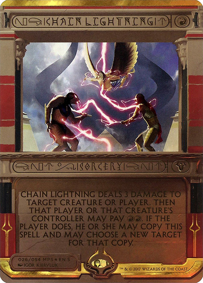 Chain Lightning (Invocation) [Amonkhet Invocations] | Grognard Games