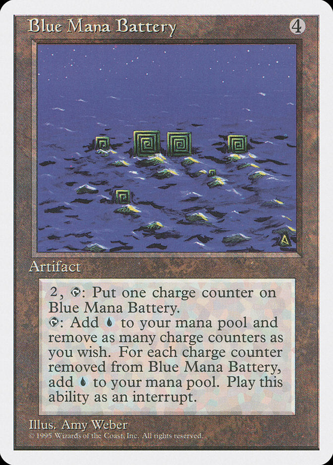 Blue Mana Battery [Fourth Edition] | Grognard Games