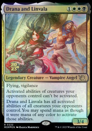 Drana and Linvala [March of the Machine Prerelease Promos] | Grognard Games