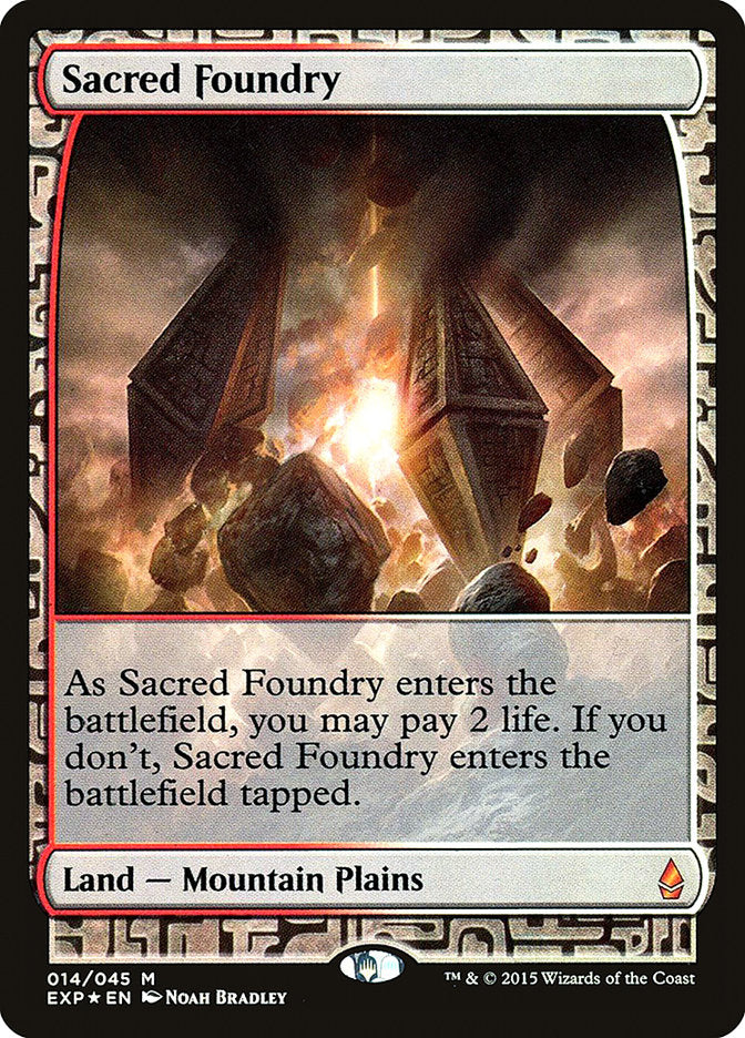 Sacred Foundry [Zendikar Expeditions] | Grognard Games