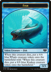 Fish // Zombie (011/036) Double-sided Token [Commander 2014 Tokens] | Grognard Games