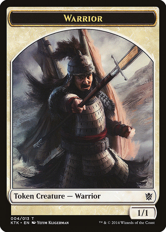 Warrior (004/013) [Khans of Tarkir Tokens] | Grognard Games