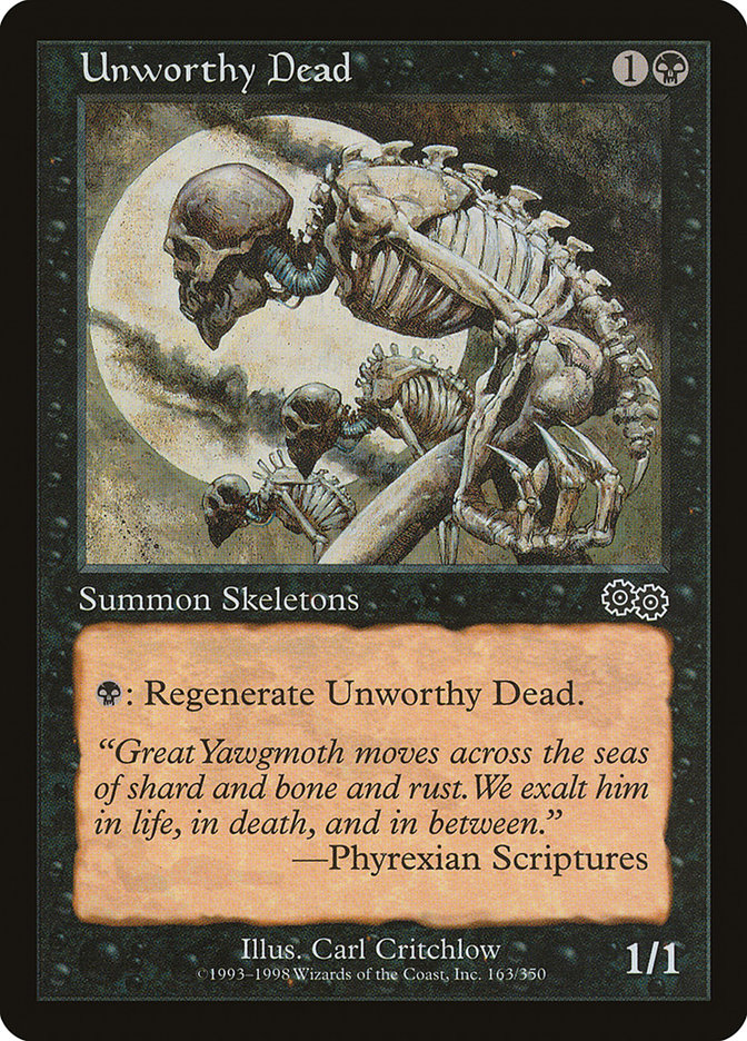 Unworthy Dead [Urza's Saga] | Grognard Games
