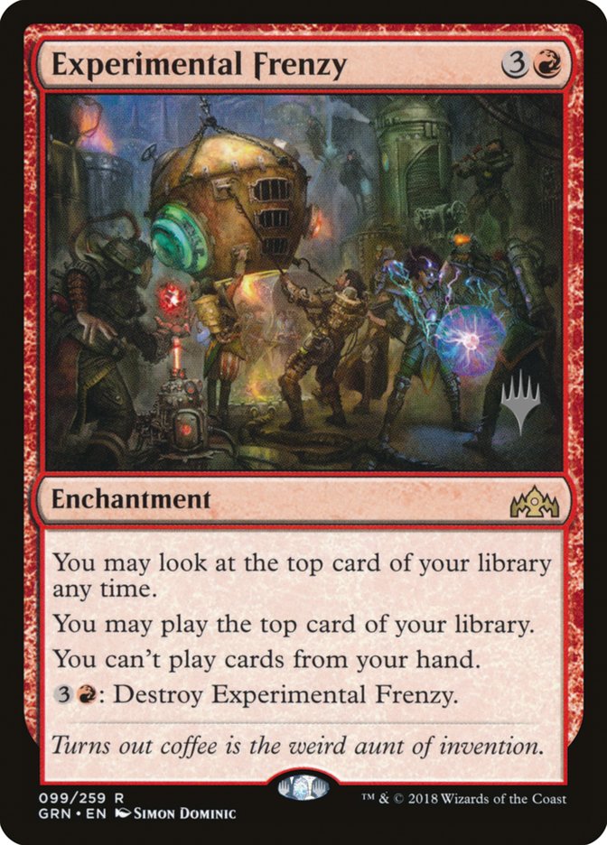 Experimental Frenzy (Promo Pack) [Guilds of Ravnica Promos] | Grognard Games