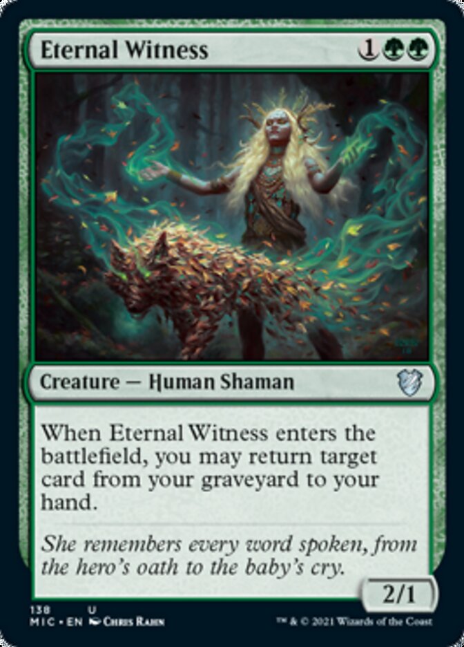 Eternal Witness [Innistrad: Midnight Hunt Commander] | Grognard Games