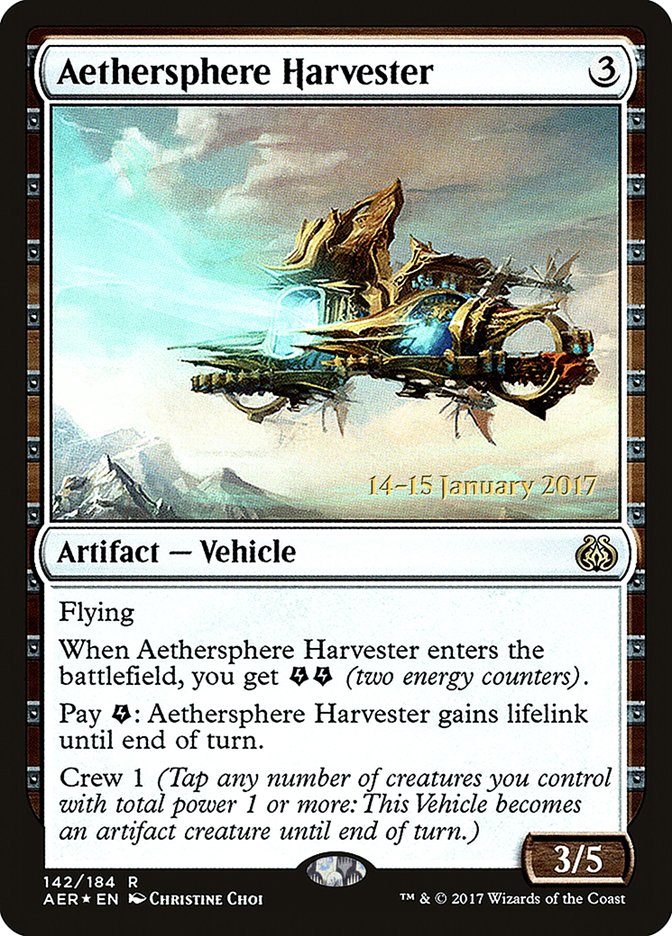 Aethersphere Harvester  [Aether Revolt Prerelease Promos] | Grognard Games