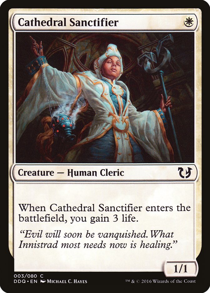 Cathedral Sanctifier [Duel Decks: Blessed vs. Cursed] | Grognard Games