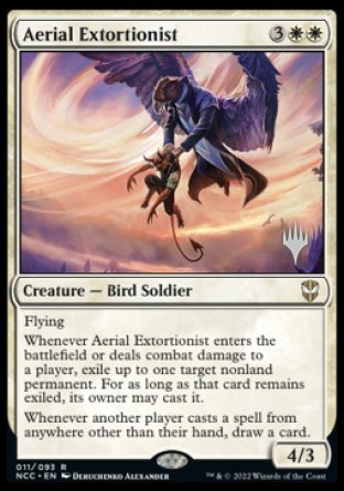 Aerial Extortionist (Promo Pack) [Streets of New Capenna Commander Promos] | Grognard Games